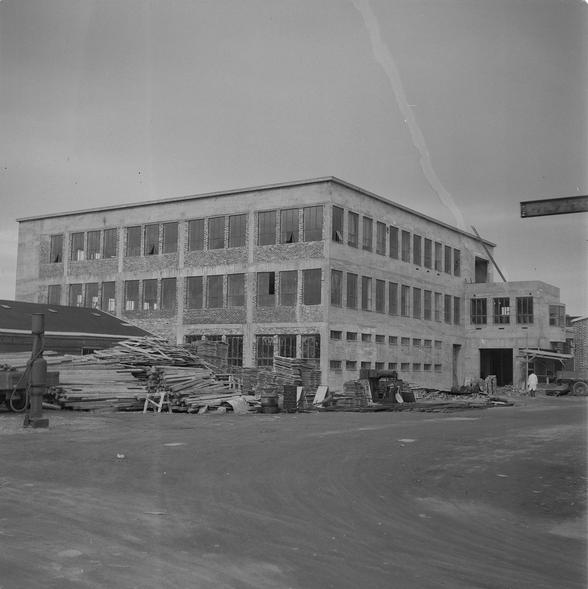 Byggevirksomhet ved Nobø Fabrikker