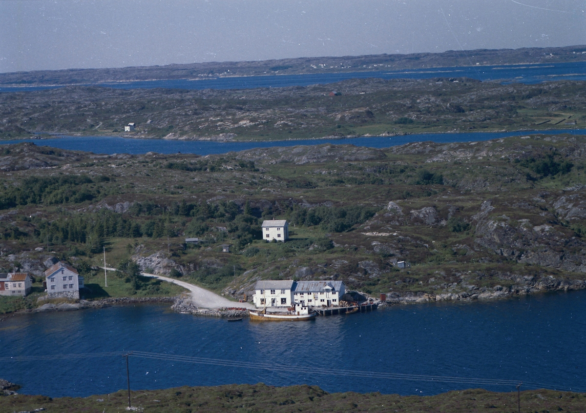 Eiendommen Vikan med dampskipskaia og Fjelltun.