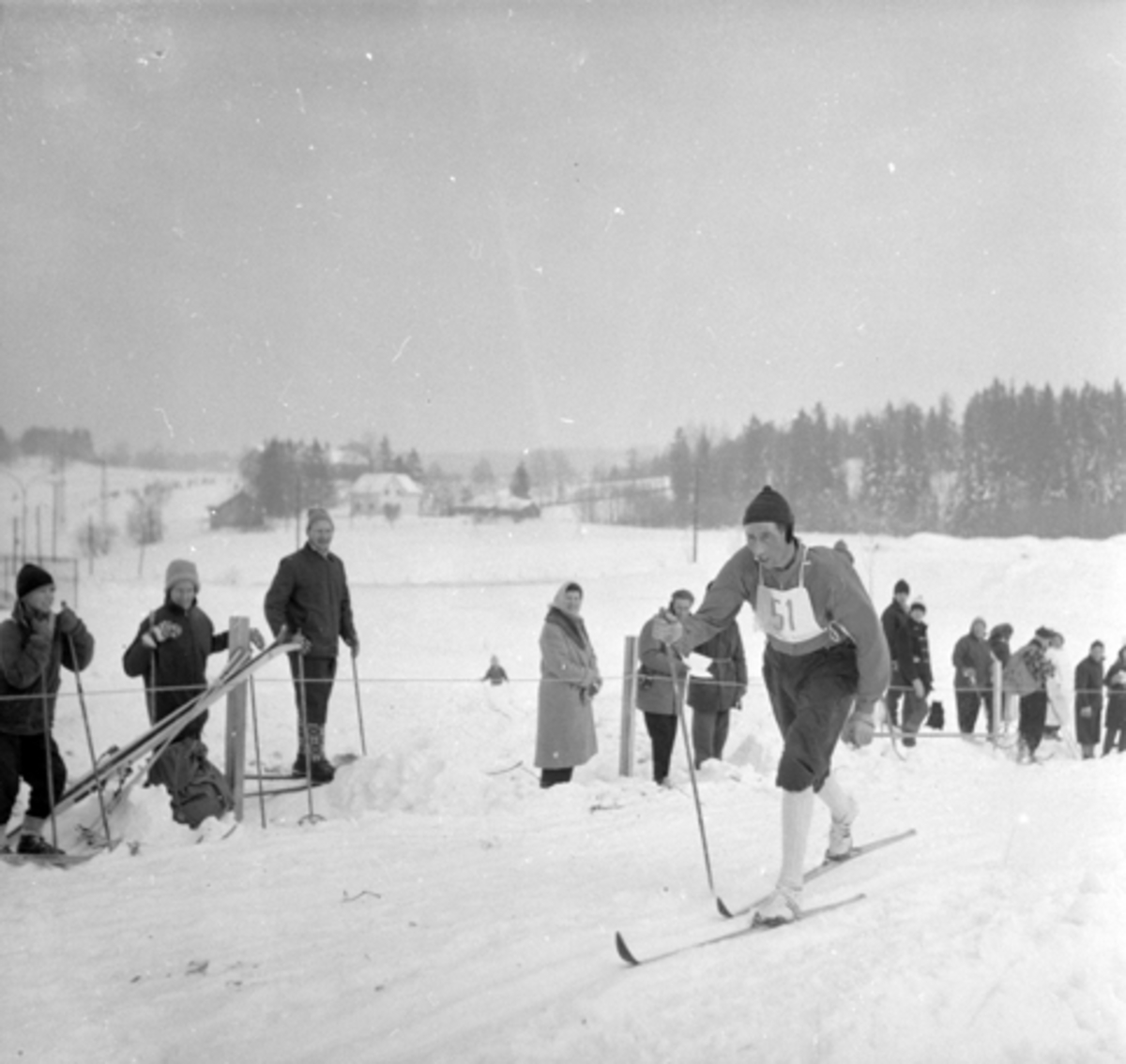Ski, langrenn,  Harald Grønningen, ukjent sted.