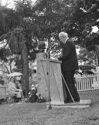 Åpning av Kirsten Flagstads minnesamling i Strandstuen, Hama