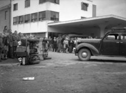 Hamar, Vangsvegen i krysset med Østregate 32 utenfor Oustads