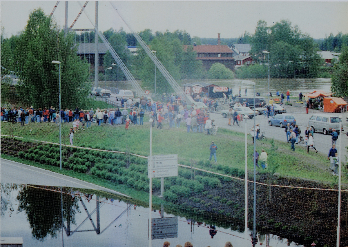 Flommen i Elverum 1995. 