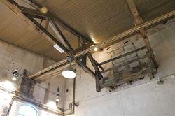 Fabrikkbygningen interiør - Klevfos Cellulose- & Papirfabrik, Ådalsbruk i Løten kommune