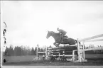 Ridutbildning för officerare i banhoppning på södra fältet.