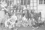 Under försöksperioderna 1933-34 var en del av försökspersonalen förlagda i gymnastiksalen.