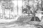 Terränghoppning/banhoppning, kavalleriofficersaspirantskolan 1934-35.