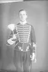 Livhusar i uniform m/1895 (m/ä) och mössa m/1853 med plym