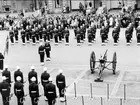 Högvakt, avlösning 31 maj 1964. 5.skvadronen K 3, 3. plutonen.