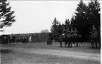 Officersaspirantskolan vid K 3 i Skövde 1929-30. En övningsdag: Ordergivning för patrulltjänst.