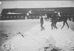 Hemkomst från snöjakt februari 1907.