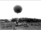 Ballonguppstigning omkr. 1922, Lilla Frösunda, Solna.