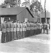 Fallskärmsjägarskolan i Karlsborg 1957.