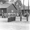 Fallskärmsjägarskolan i Karlsborg 1957.