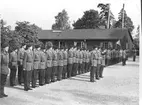 Fallskärmsjägarskolan i Karlsborg 1961.