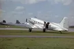 Fallskärmsjägarskolan i Karlsborg 1960.DC3 Pegasus.