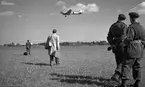 Fallskärmsjägarskolan i Karlsborg 1952.Hoppning.