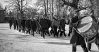 Fallskärmsjägarskolan i Karlsborg 1952.Inryckning.