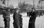 Fallskärmsjägarskolan i Karlsborg 1952.Inryckning.