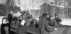 Fallskärmsjägarskolan i Karlsborg 1952.Inryckning.