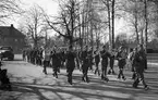 Fallskärmsjägarskolan i Karlsborg 1953.Inryckning.