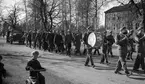 Fallskärmsjägarskolan i Karlsborg 1953.Inryckning.