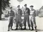 Fallskärmsjägarskolan i Karlsborg 1956.Befälskår.