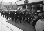 Jubileum 50 års, A6. Vaktparaden  på Östra Storg. Jönköping.