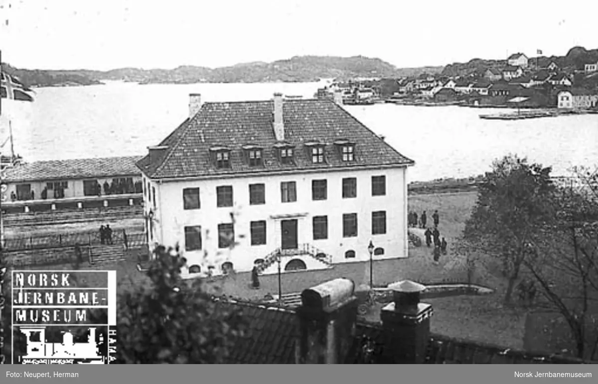 Kragerø stasjon ved pressetogets besøk