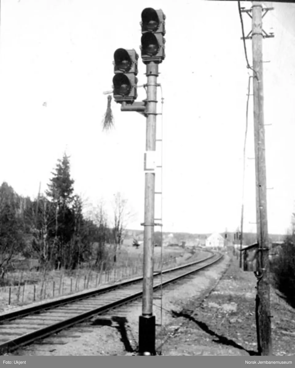 Forsignal av amerikansk type på Såner stasjon