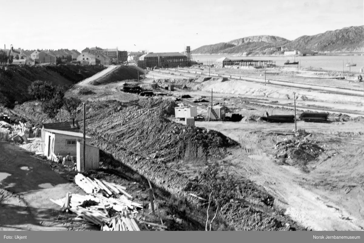 Anleggsarbeid på Bodø stasjon