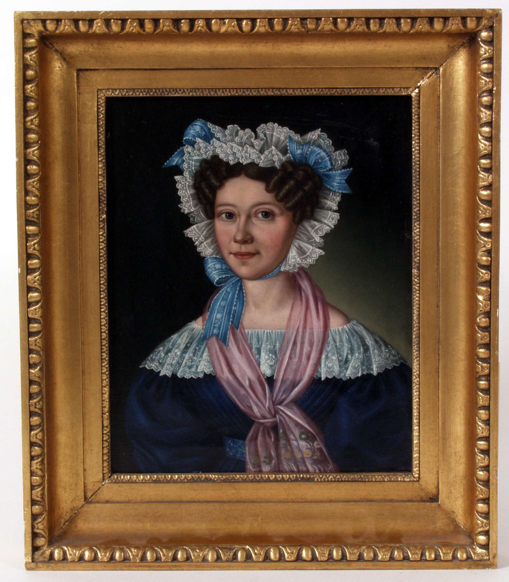 Portrett av Anna Hellevad Petersen f. Sørensen (1803–1835).