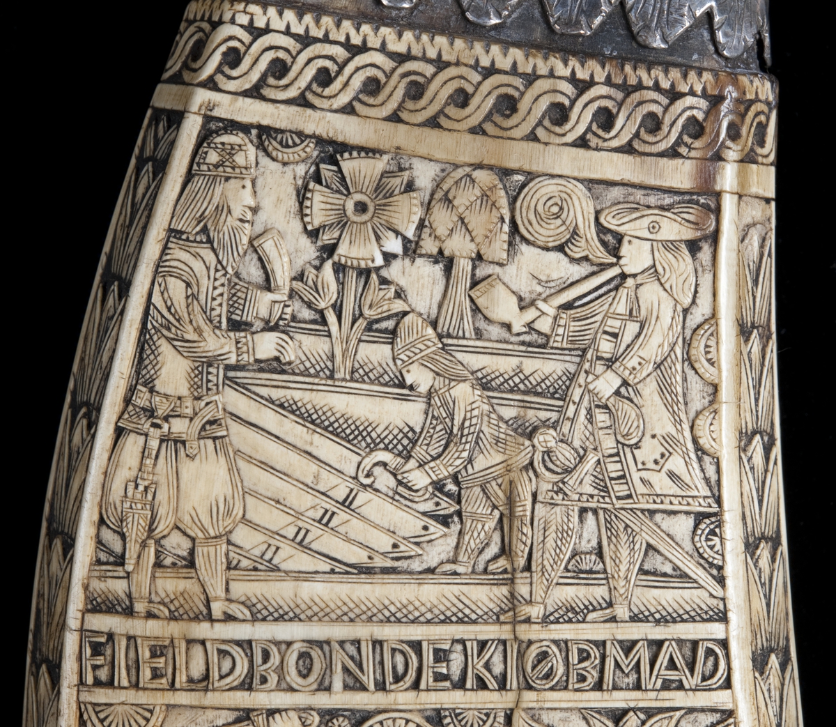 Fjellbonde og kjøpmann, Holger danske, Burman, Adam, Eva, David, Goliat.