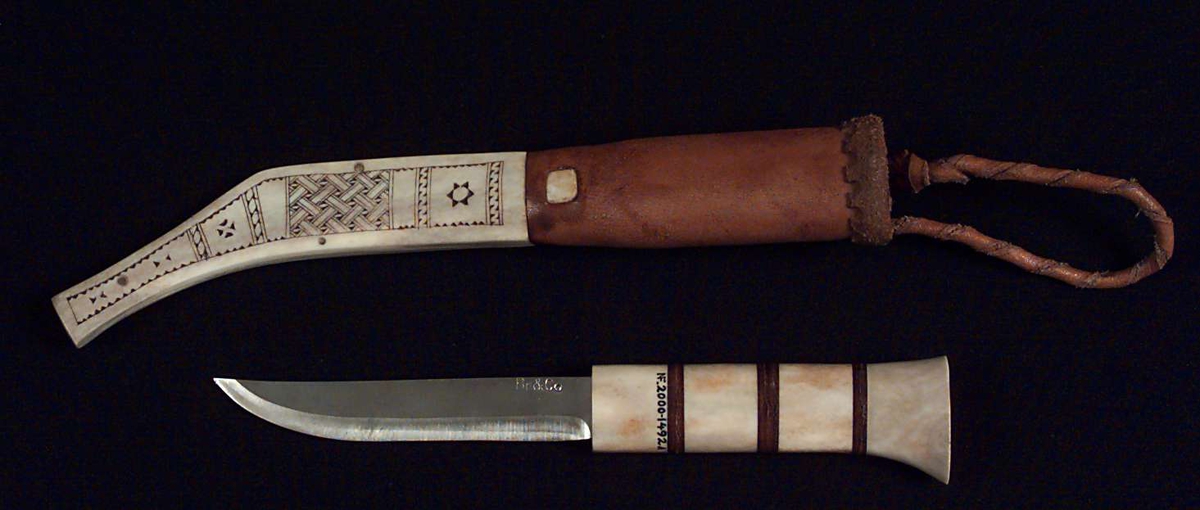 Kniv med slire