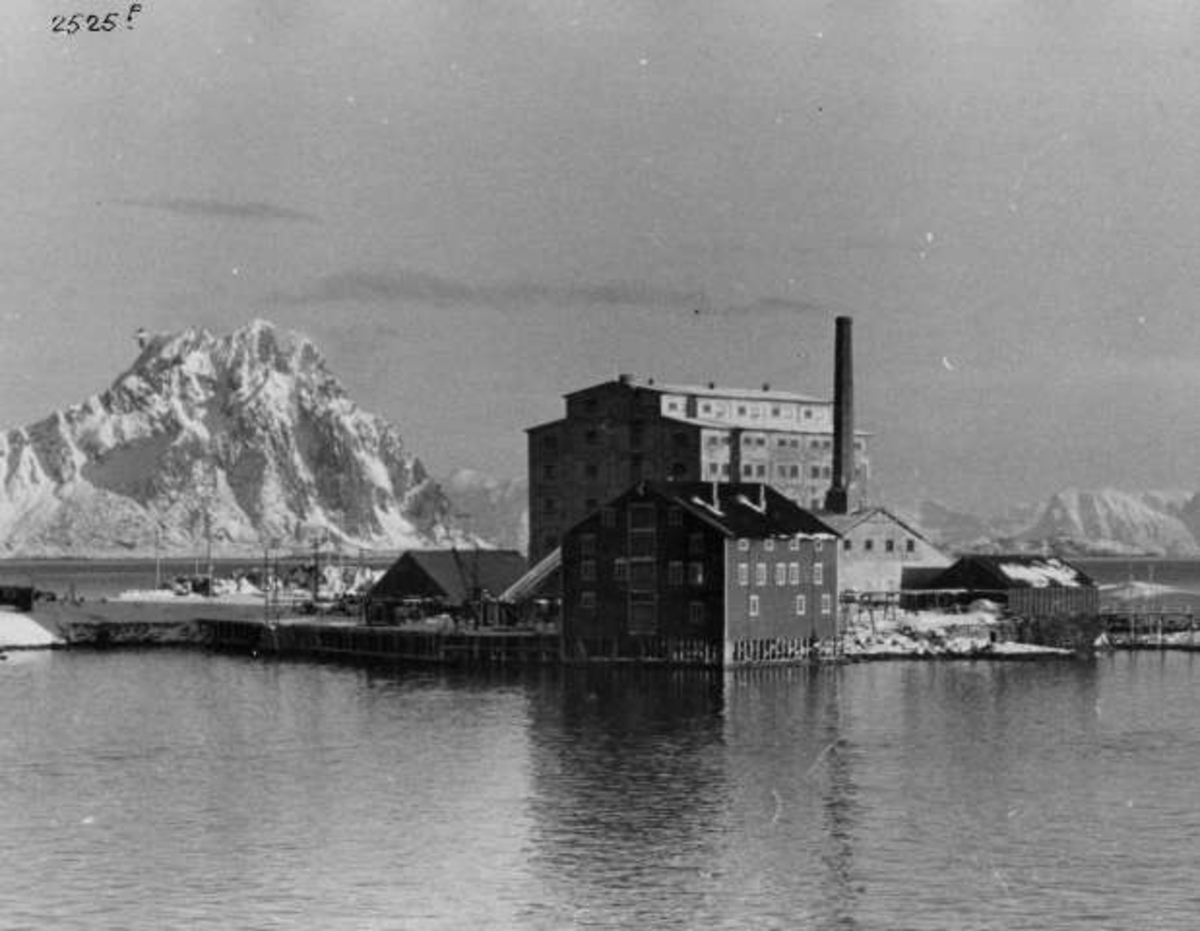 Antakelig et fiskemottak i Svolvær.