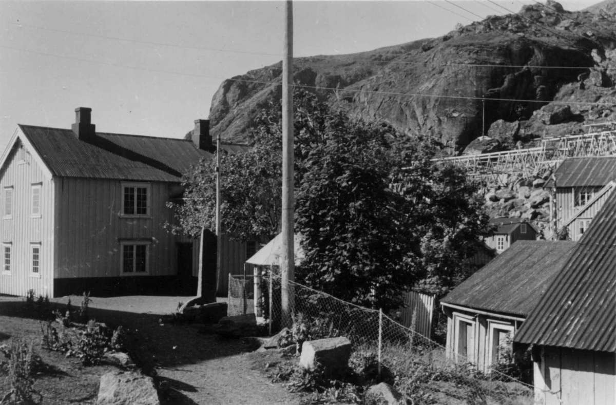 Nusfjord, Flakstad, Nordland. Fra dr. Eivind S. Engelstads storgårdsundersøkelser 1951.