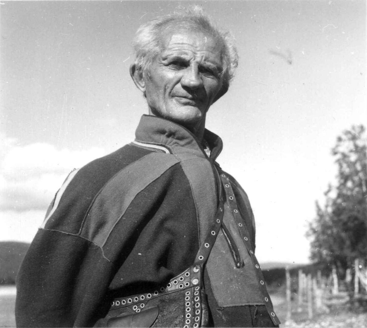 Portrett av Nils Larsen Gaup, 1961.