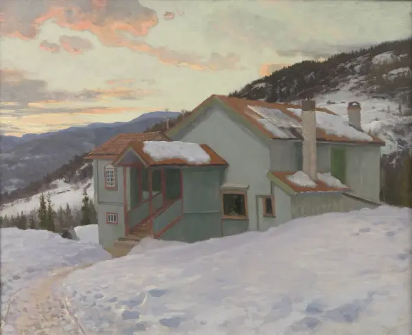 Maleri av Hagan ca 1900 . 