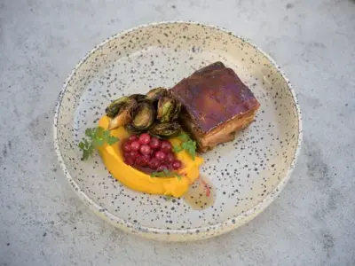 En lekker rett fra Gartneriet spiseri. 