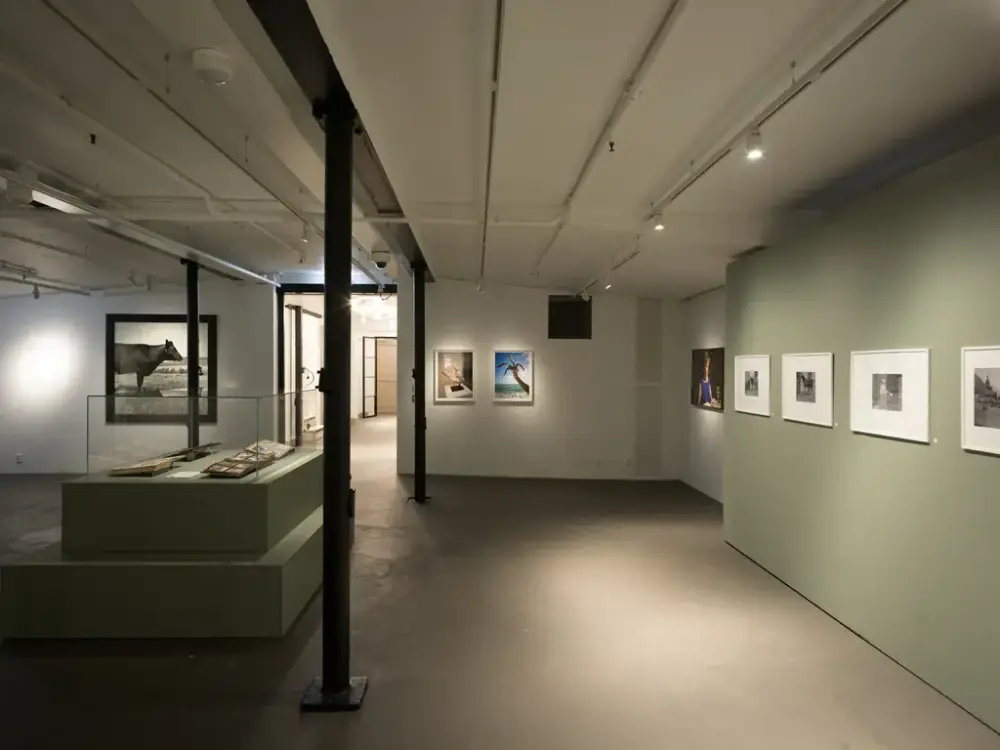 Detaljer fra fotoutstillingen "Godseierens bikk" i Galleri Østfløyen på Bogstad gård. 