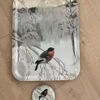 Brett med motiv Vintermorgen