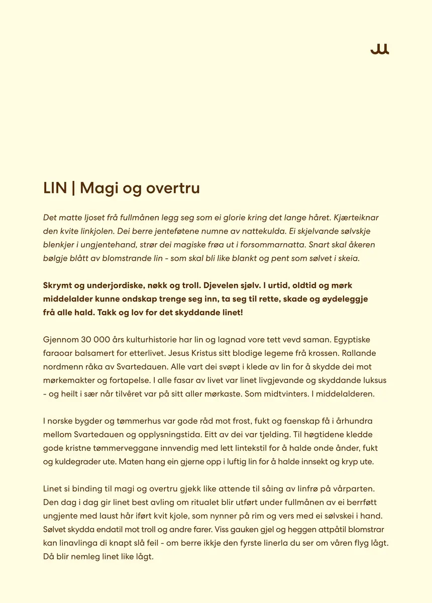 Plakat LIN Magi Overtru