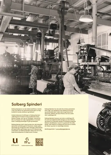 Plakat Solberg Spinderi