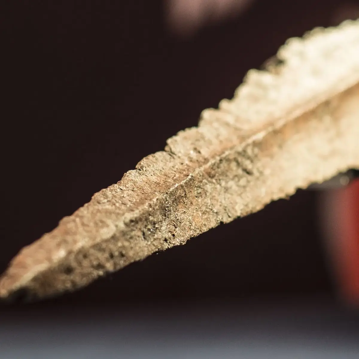 Nærbilde av pilspiss