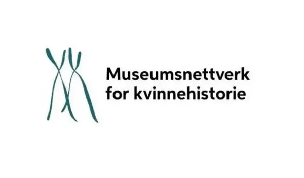 Logo Museumsnettverk for kvinnehistorie forma som to x-kromosom 