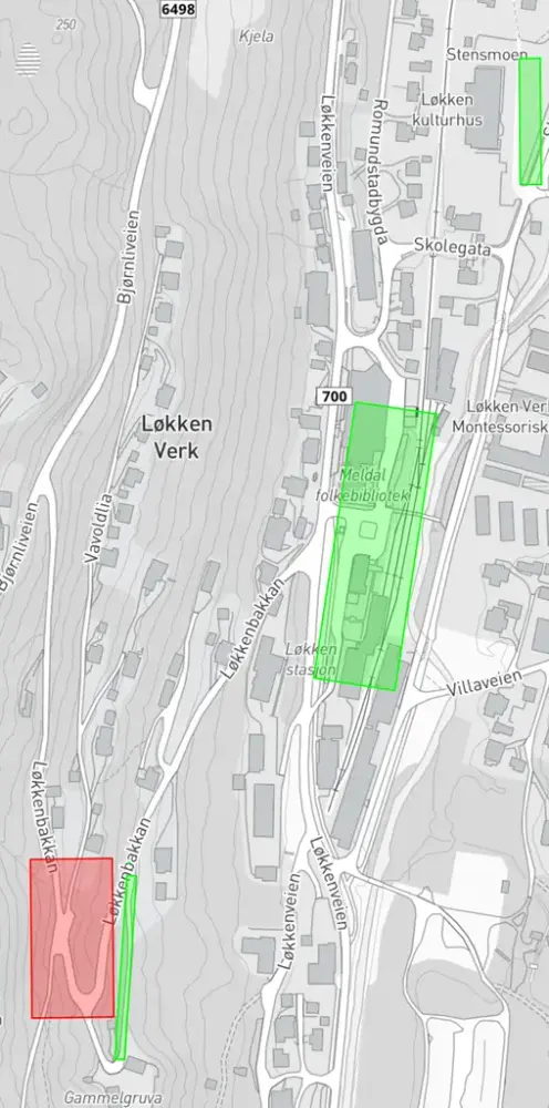 Parkeringskart for Gammelgruva