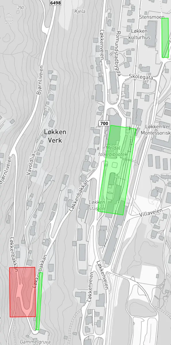 Parkeringskart for Gammelgruva