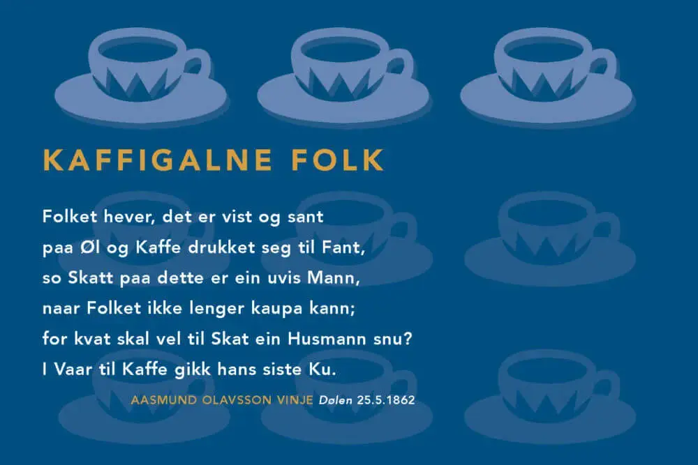 Plansje frå utstillinga.