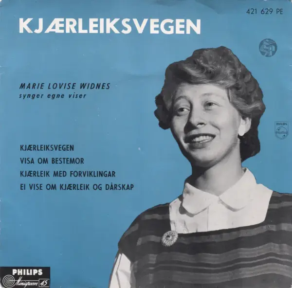 LP-en Kjærleiksvegen (1958) av Marie Lovise Widnes