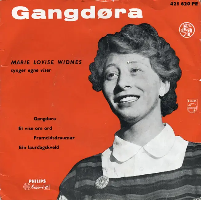 LP-en Gangdøra (1957) av Marie Lovise Widnes