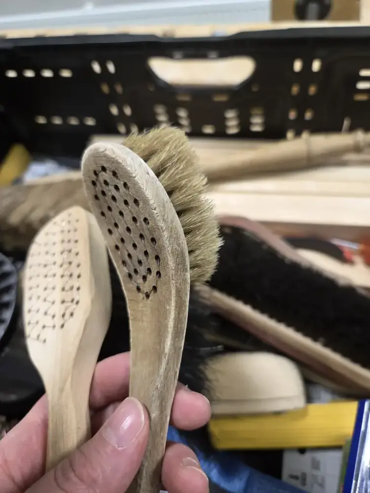 børste med grisehår